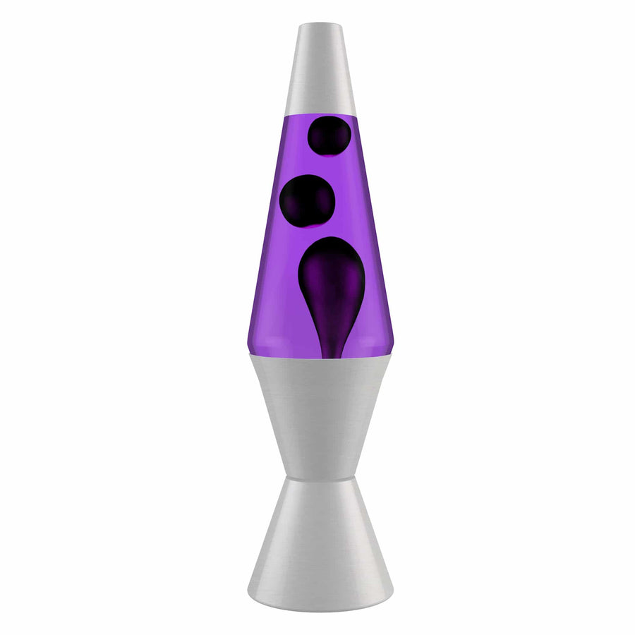 14.5'' LAVA LAMP - BLACK & PURPLE [27MO]