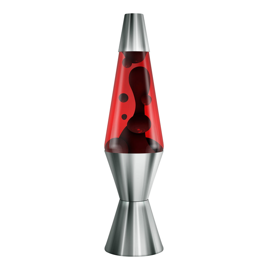 14.5" LAVA LAMP CHROME PLATED CRIMSON [54V6]