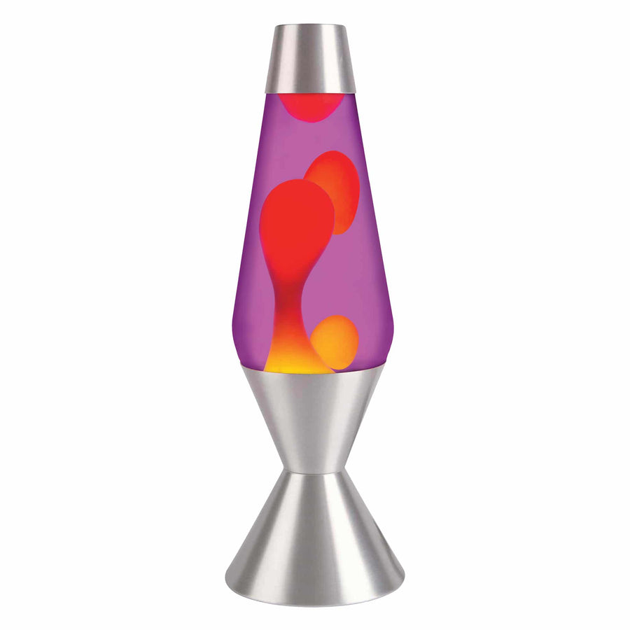 16.3" LAVA LAMP - YELLOW/PURPLE/SILVER [26M0]