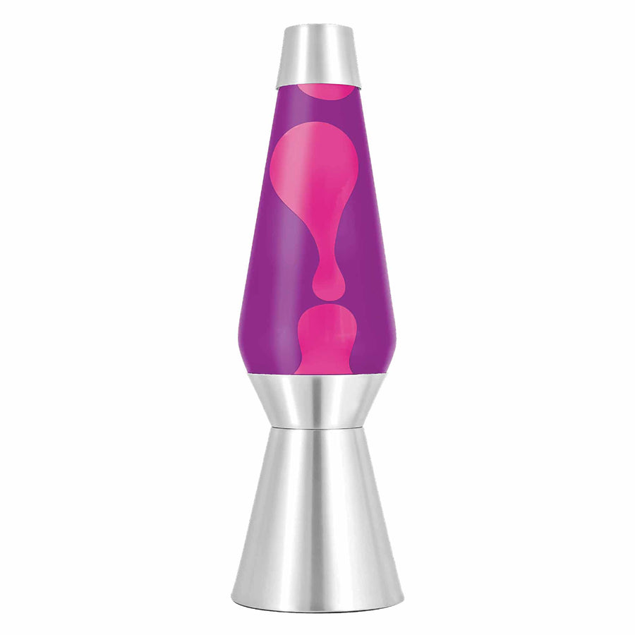 27" LAVA LAMP GRANDE - PINK/PURPLE/SILVER [1AAX]