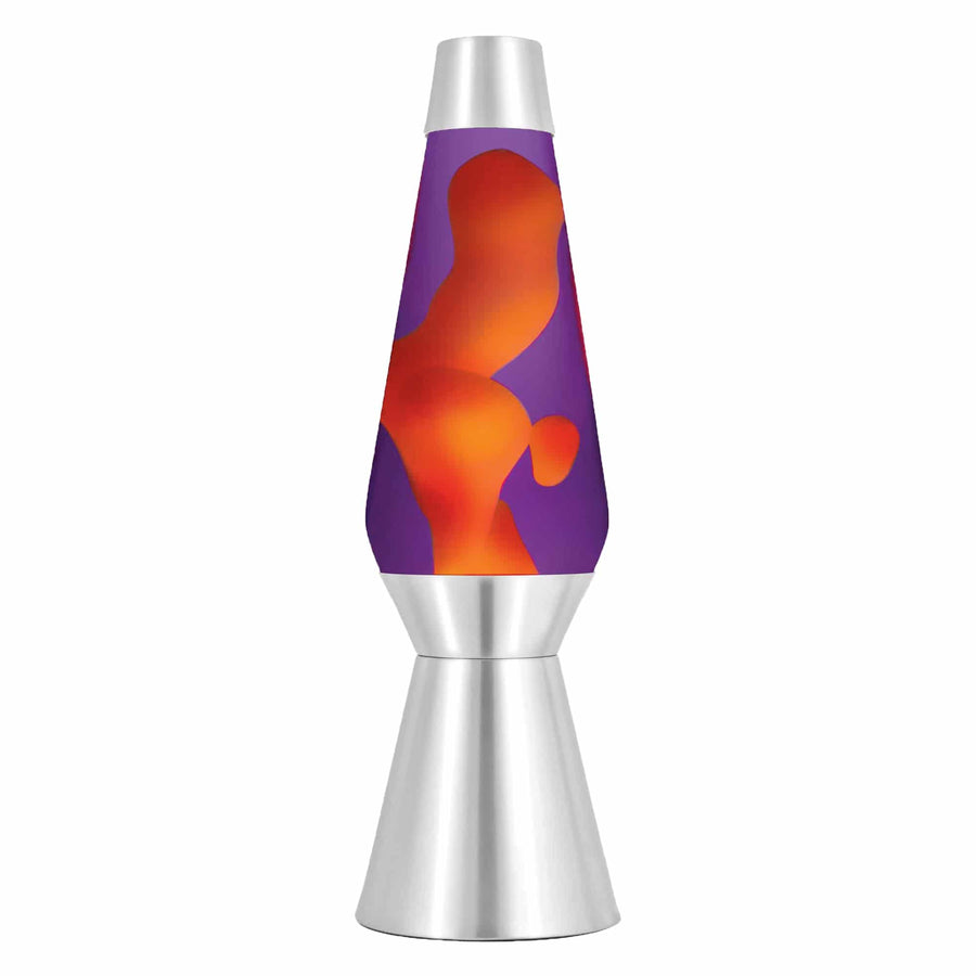 27" LAVA LAMP GRANDE - YELLOW/PURPLE/SILVER [3ZDY]