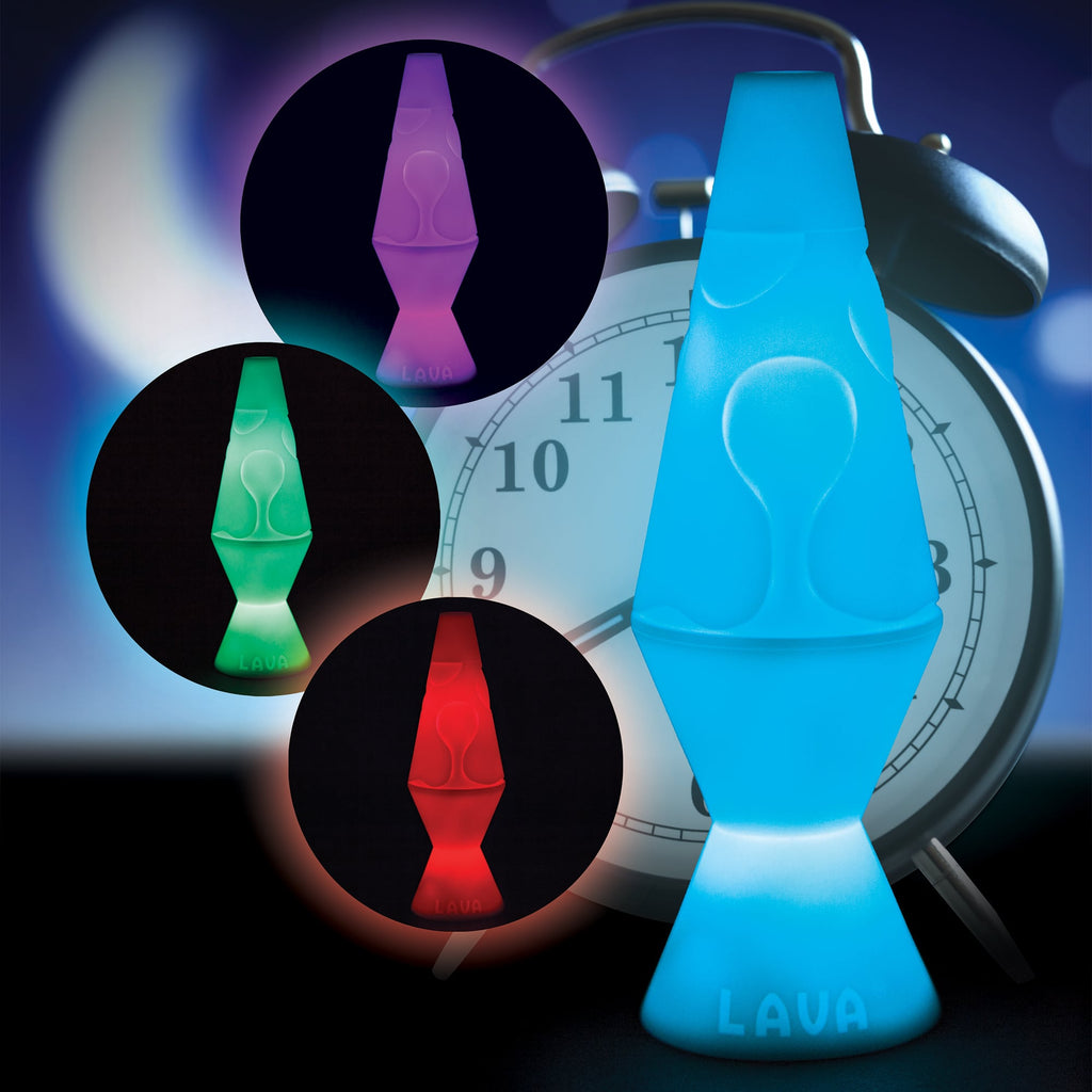Led LAVA� Lamp - Rotating Colors: blue, purple, green, red